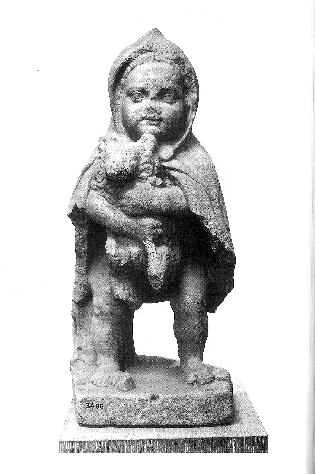 Enfant et chien (Athènes - copie du I siècle)