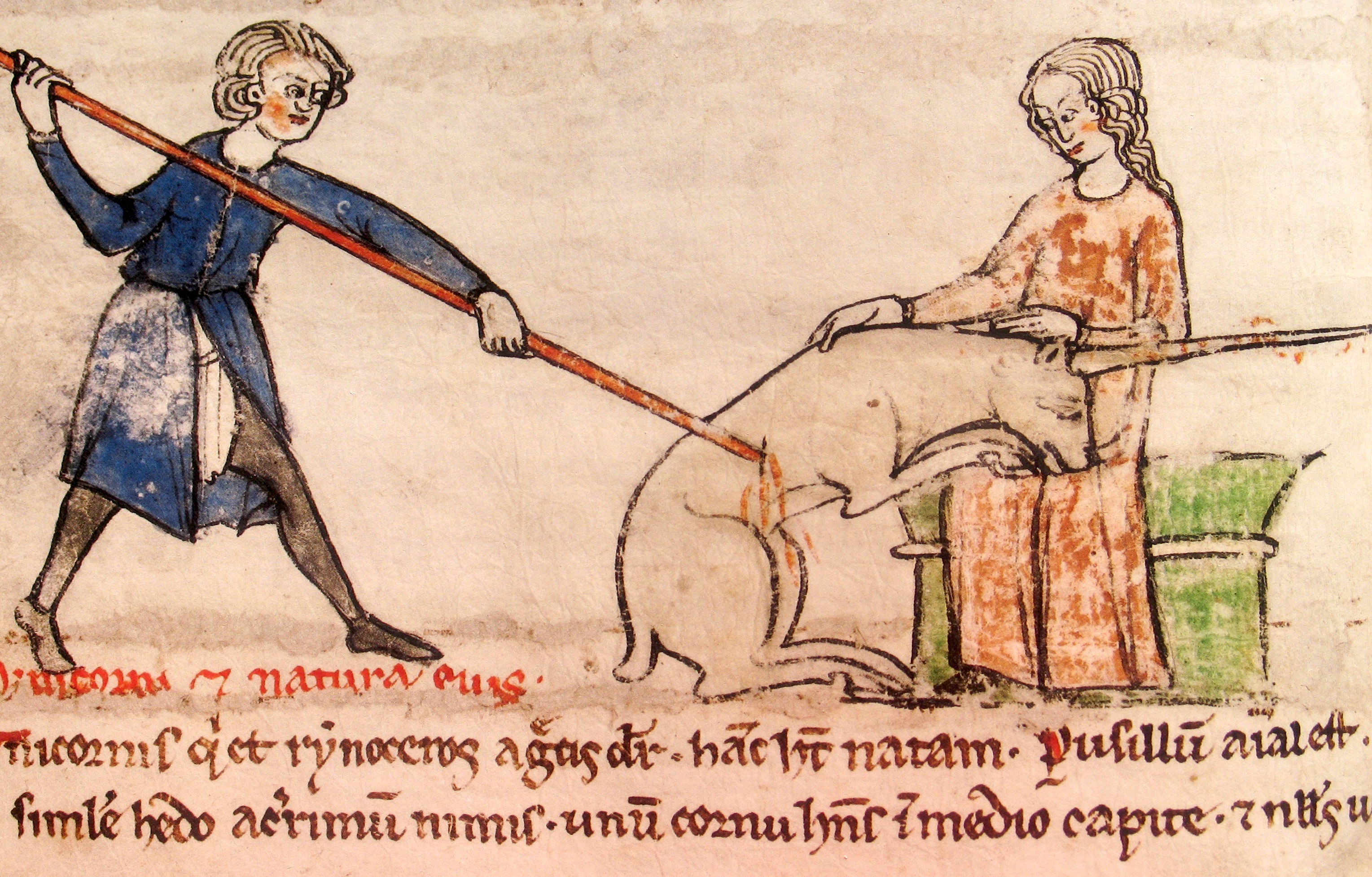 Mort de la licorne - XIII siècle