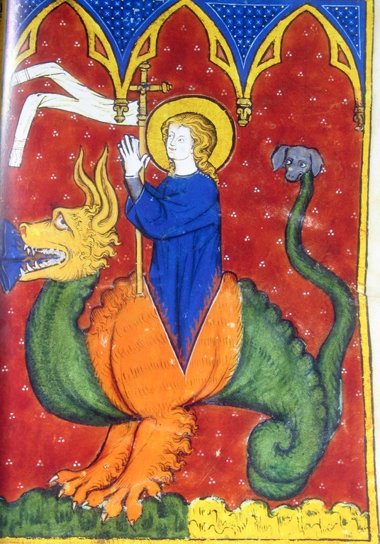 Sainte Marguerite sortant du dragon - 1285