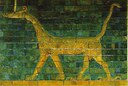 Dragon décorant la porte d'Ishtar à Babylone