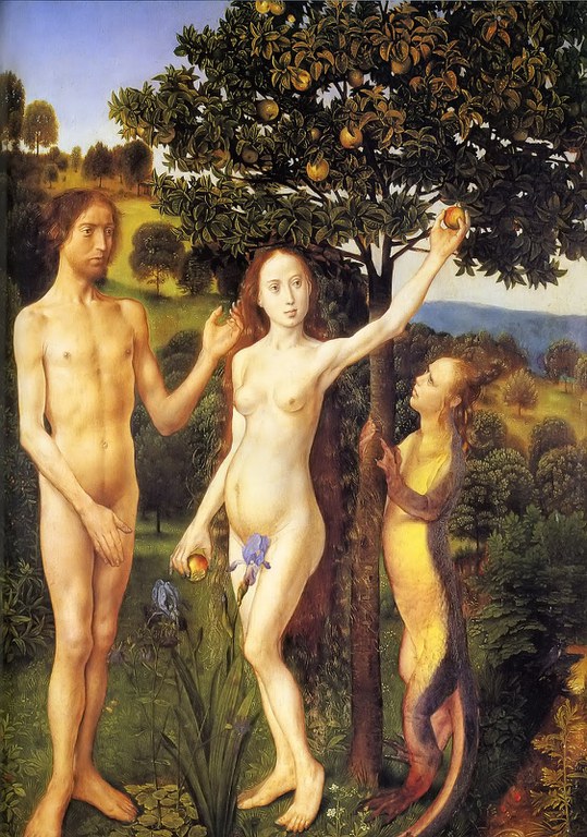 The Fall of Adam and Eve- Hugo van der Goes 1470.jpeg